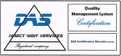 Certifikát - dôveryhodná firma